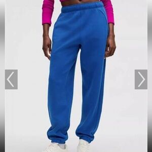 NWT Lululemon Scuba MR Oversized Jogger Regular - size Large - Cerulean Blue